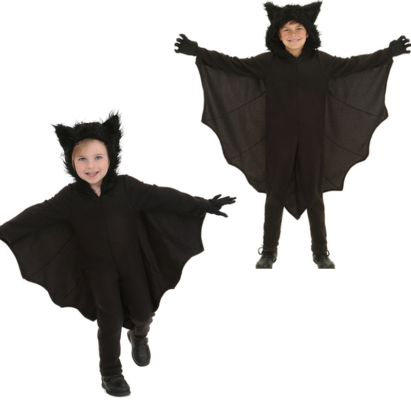Halloween Animal Cospaly Kids Black Bat Vampire Costumes for Children Boy Gril Cosplay Costume Jumpsuit RF0186
Halloween Animal Cospaly Kids Black Bat Vampire Costumes for Children Boy Gril Cosplay Costume Jumpsuit RF0186