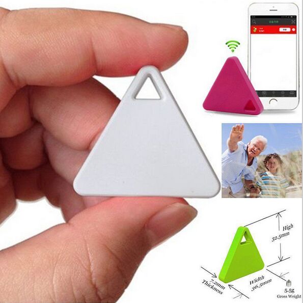 Triangle Smart Tag Wireless Bluetooth 4.0 Anti-lost Anti-Theft Alarm Device Tracker GPS Locator Key/Dog/Cat/Kids/Wallets Finder Tracer 10pc