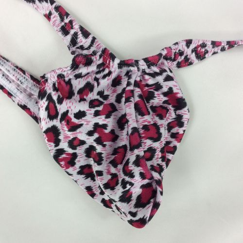 Mens new style Fashion Thong Bulge Pouch Tback Grape Smugglers Leopard prints stretchy swim fabric G40348648967