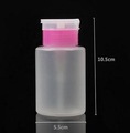 150ML Pump Polish Dispenser Bottle Nail Art Remover UV GEL Cleaner XB