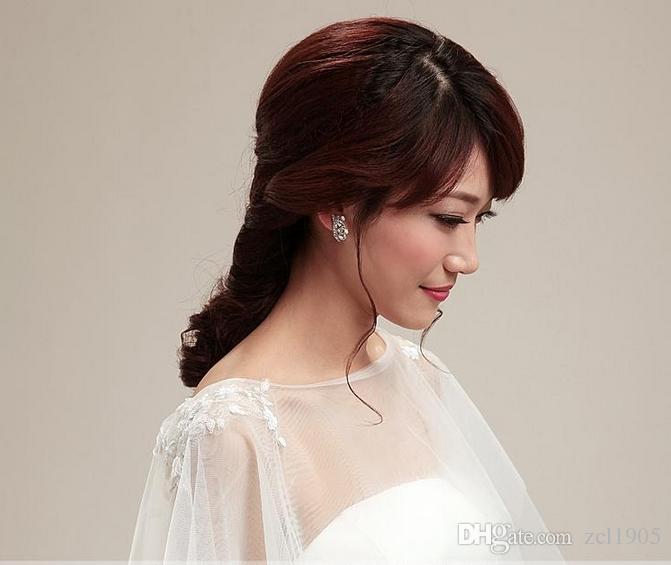 Hot Sale Wedding Special Occasion Shawl White Ivory Gray Black Wrap Shawl Coat Jackets Boleros Shrugs Regular Capes 2017