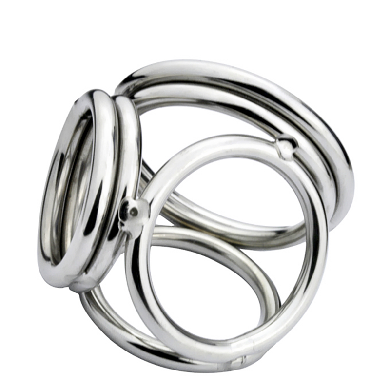 New Male Delay Toys Steel Chastity Cock Rings NEW STYLE 4 Holes Two Size Can Chose Metal FETISH Delayed Ejaculating Ring
New Male Delay Toys Steel Chastity Cock Rings NEW STYLE 4 Holes Two Size Can Chose Metal FETISH Delayed Ejaculating Ring