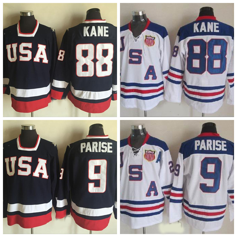 2010 Olympic Team USA Hockey Jerseys 88 Patrick Kane 9 Zach Parise White Navy Blue USA Stitched Hockey Jersey S, 88 blue
2010 Olympic Team USA Hockey Jerseys 88 Patrick Kane 9 Zach Parise White Navy Blue USA Stitched Hockey Jersey S, 88 blue