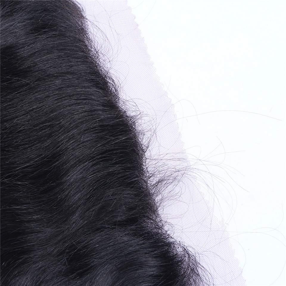 Free shipping Body Wave Human Hair 13x4 Lace Frontal Closure Pre Plucked Natural Hairline Closures