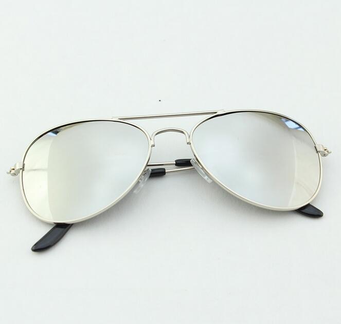Metal Kids Pilot Sunglasses Dual Beam Children Baby Boys Girls UV400 Protection Aviation Sun Glasses Z260305