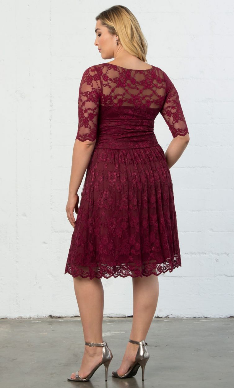 Lace Bury Country Bridesmaids Dresses With Half Sleeves Sheer Bateau Neck Wedding Guest Dress A E Knee Length Maid Of Honor Gowns