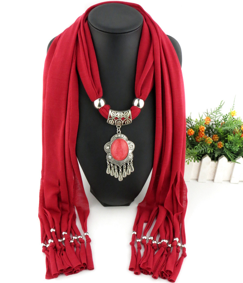 Original design DIY fashion women's jewelry scarf autumn winter national resin pendant necklace scarves shawl
Original design DIY fashion women's jewelry scarf autumn winter national resin pendant necklace scarves shawl