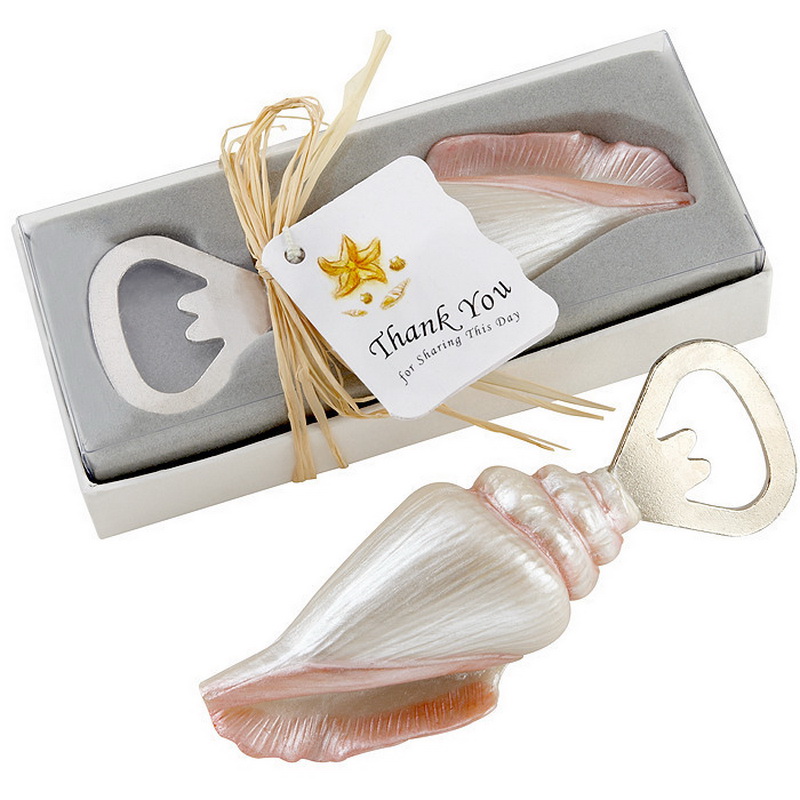 Wedding favors Beach Sea Shell Conch Beer Bottle Opener Resin + Metal Party Gifts Supplies, As picture
Wedding favors Beach Sea Shell Conch Beer Bottle Opener Resin + Metal Party Gifts Supplies, As picture