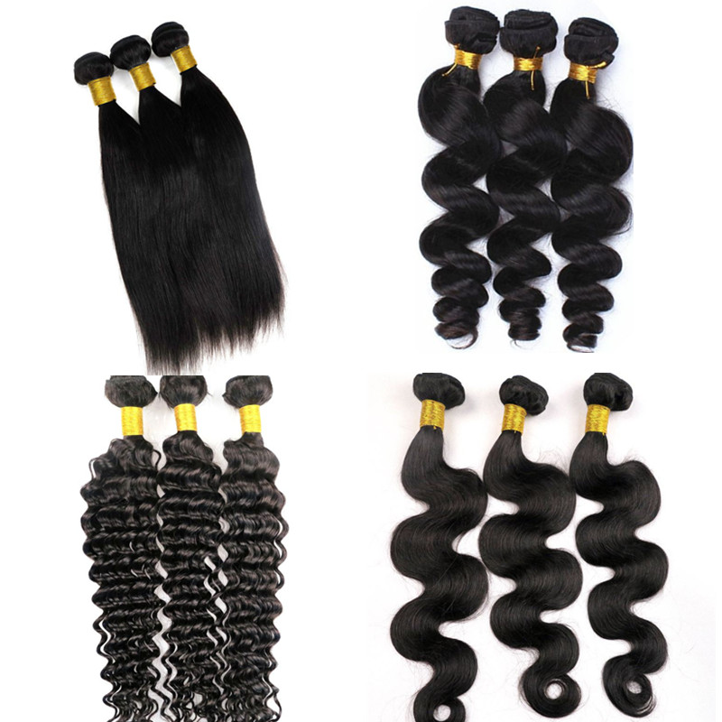 Virgin Hair Weaves Brazilian Human Hair Bundles Body Wave Wets 8-34inch Unprocessed Peruvian Indian Malaysian Mongolian Mink Hair Extensions, Natural color
Virgin Hair Weaves Brazilian Human Hair Bundles Body Wave Wets 8-34inch Unprocessed Peruvian Indian Malaysian Mongolian Mink Hair Extensions, Natural color
