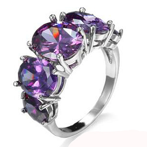 10pcs Unique Christmas Gift Full Oval Fire Amethyst Cubic Zirconia Crystal Gemstone Russia 925 Sterling Silver Black Gold Wedding Rings
10pcs Unique Christmas Gift Full Oval Fire Amethyst Cubic Zirconia Crystal Gemstone Russia 925 Sterling Silver Black Gold Wedding Rings