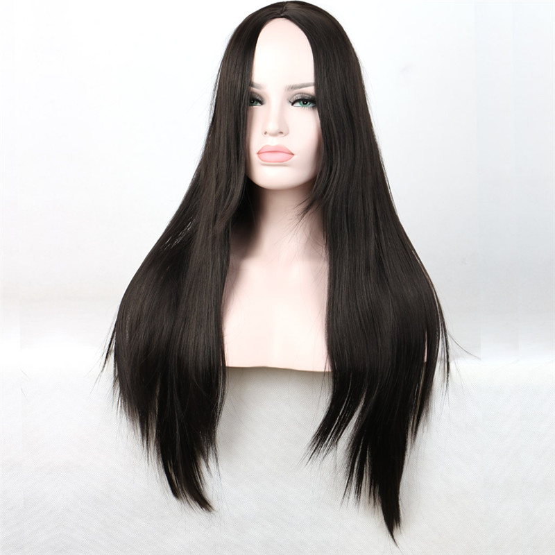 WoodFestival long straight synthetic wig for women blonde red black brown blue soft realistic wigs fiber hair 65cm
WoodFestival long straight synthetic wig for women blonde red black brown blue soft realistic wigs fiber hair 65cm