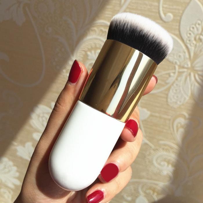 New Chubby Pier Foundation Brush Flat Cream Makeup Brushes Professional Cosmetic Make-up Brush With Free Shipping