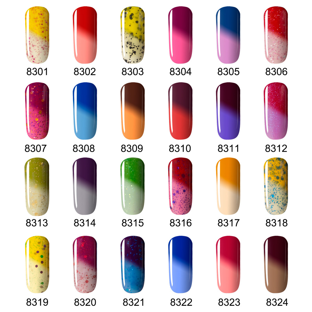 Wholesale- 2016 Newest Color UV Nail Gel Polish Modelones Temperature Changing Color UV Gel Polish 7ML Thermal Chameleon Nail Enamel Gel, 8303
Wholesale- 2016 Newest Color UV Nail Gel Polish Modelones Temperature Changing Color UV Gel Polish 7ML Thermal Chameleon Nail Enamel Gel, 8303