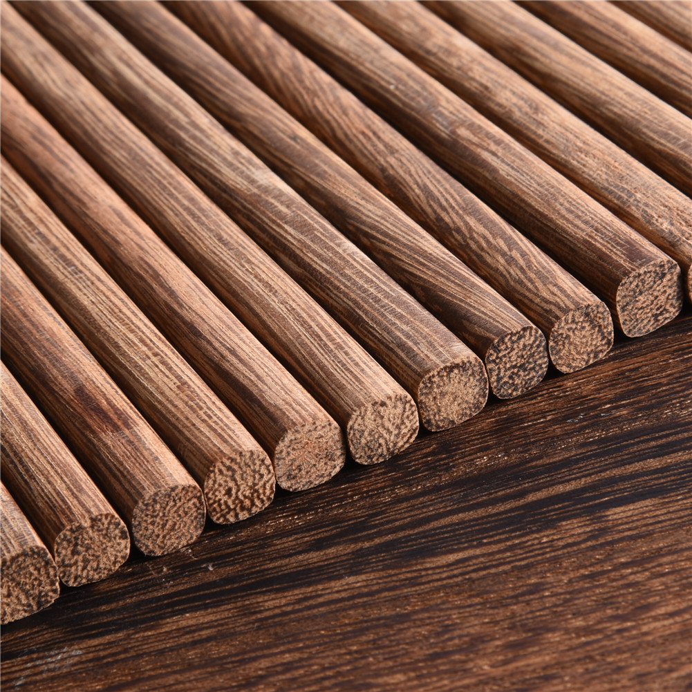 Wholesale- 10 Pairs/lot Natural Top Grade Chickenwing Wood Health Without Lacquer Wax Tableware Eco-friendly Log Chopsticks