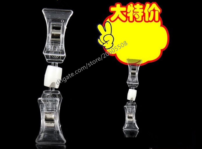 50pcs Clear acrylic pop clip display price tag Sign Paper Memo Card Holder Display POP Swivel Double Promotion Clips label holder snap
50pcs Clear acrylic pop clip display price tag Sign Paper Memo Card Holder Display POP Swivel Double Promotion Clips label holder snap