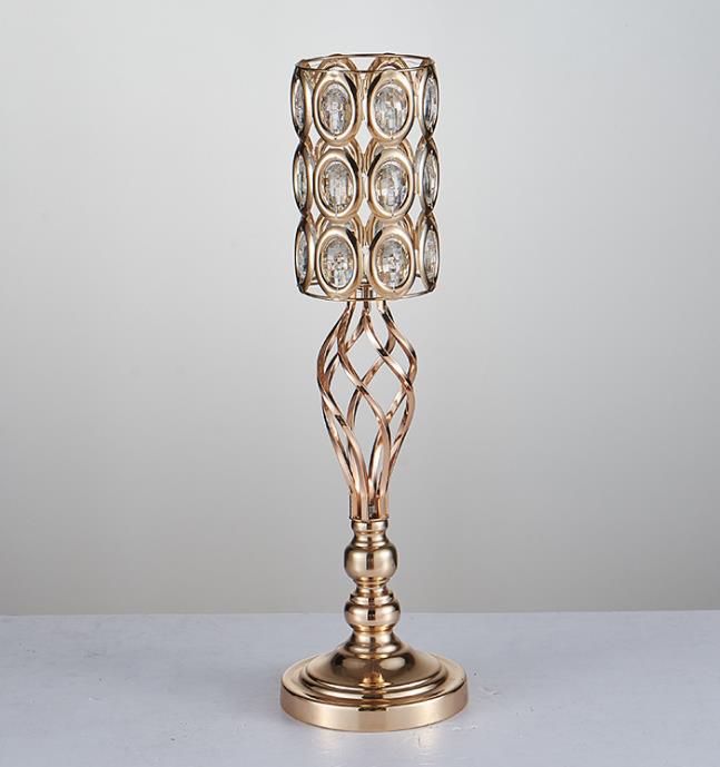 Wedding props gold plated iron flower ware stage background creative home European furnishings WQ17