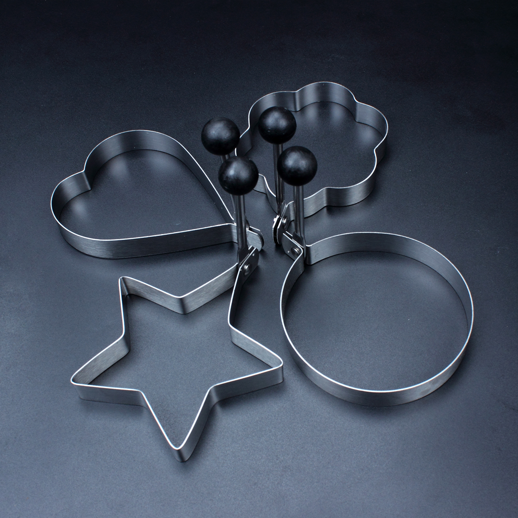 Kitchen Stainless Steel Heart Pancake Mould Mold Ring Cooking Fried Egg Shaper 4PCS/Set egg shape
Kitchen Stainless Steel Heart Pancake Mould Mold Ring Cooking Fried Egg Shaper 4PCS/Set egg shape