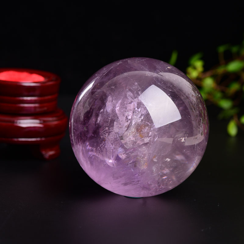 Home decoration 4050 mm Natural rock quartz amethyst stone crystal ball crystal sphere healing business gift1181771