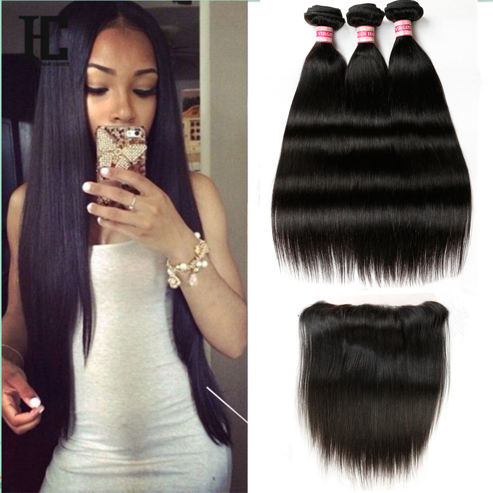 Brazilian Virgin Human Hair Straight With Lace Frontal Closure 3 Bundles with Frontal Closure Top Lace Closure 8-20 inch, Straight+frontal
Brazilian Virgin Human Hair Straight With Lace Frontal Closure 3 Bundles with Frontal Closure Top Lace Closure 8-20 inch, Straight+frontal