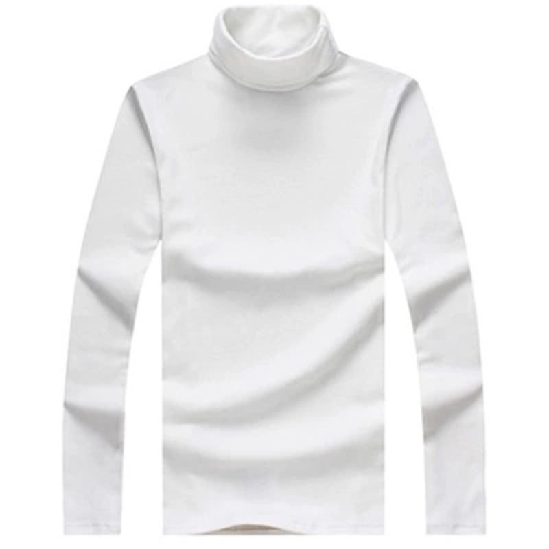 Winter Thick Warm 100% Cashmere Sweater Men Turtleneck Men Mens Sweaters Slim Fit Pullover Men Knitwear Double collar