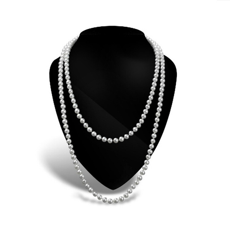 Ivory Pearl Garland String For Wedding Bridal Corsages Decorations White Pearl Necklace Chokers Necklaces Long Nature Beads Pearl Necklace, Silver
Ivory Pearl Garland String For Wedding Bridal Corsages Decorations White Pearl Necklace Chokers Necklaces Long Nature Beads Pearl Necklace, Silver