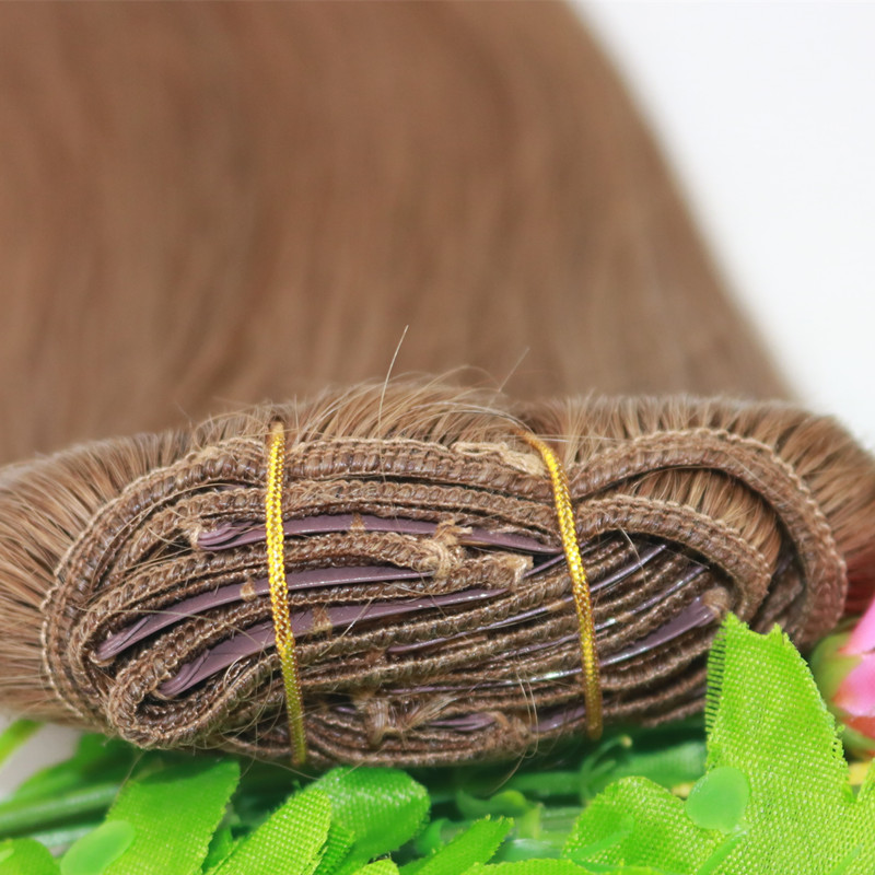 Human hair Clip In hair extension 9A Double Drawn P6/10 Brazilian Virgin Hair Extensions With Highlights Blended Color