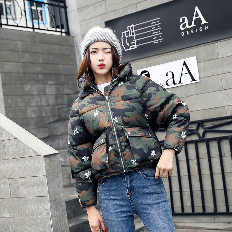 2017 Women Basic Plus Size Female Coat Slim Autumn Winter Parkas Collar Outerwear Long Sleeve Casual Jackets Down Jacket x171119