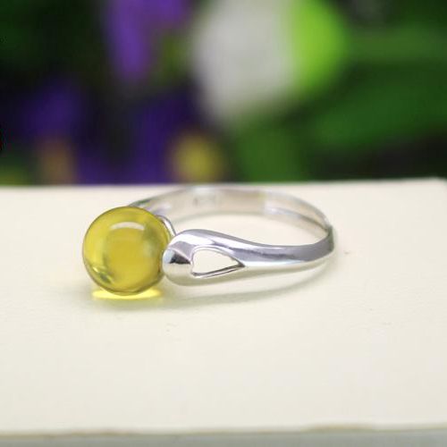 8x8mm Pearl Cabochon Semi Mount Engagement Wedding Women Ring Sterling Silver 925 Fine Silver Jewelry