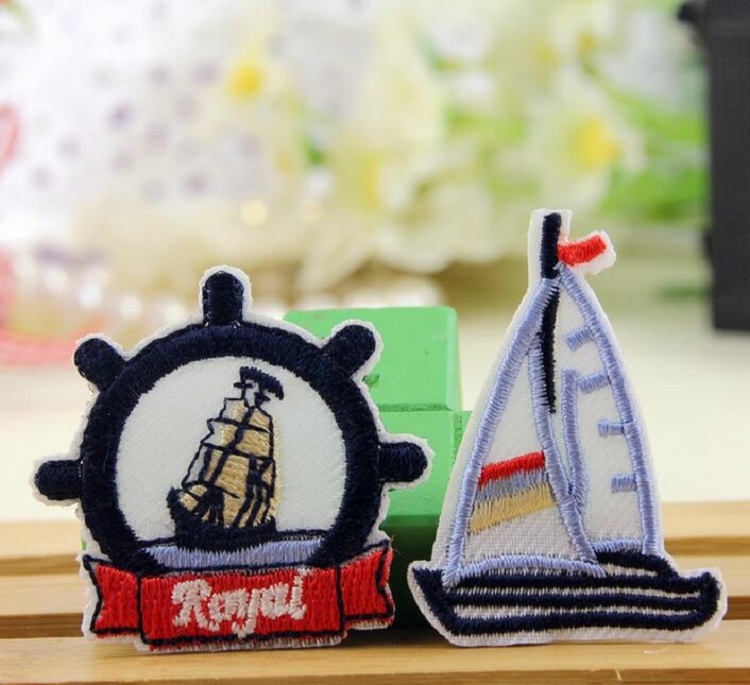 Iron On Patches DIY Embroidered Patch sticker For Clothing clothes Fabric Badges Sewing boat anchor design, Black
Iron On Patches DIY Embroidered Patch sticker For Clothing clothes Fabric Badges Sewing boat anchor design, Black