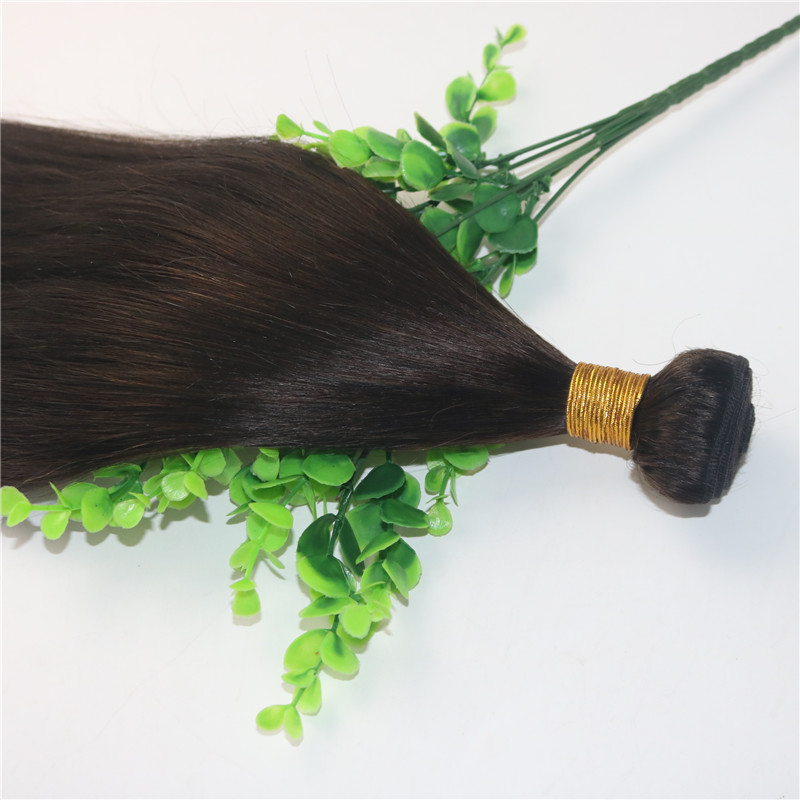 8A Darkest Brown 2# Brazilian Hair Bundles 10-30 Human Hair Extensions Double Drown Straight Hair Weaves Free Fast Shipping