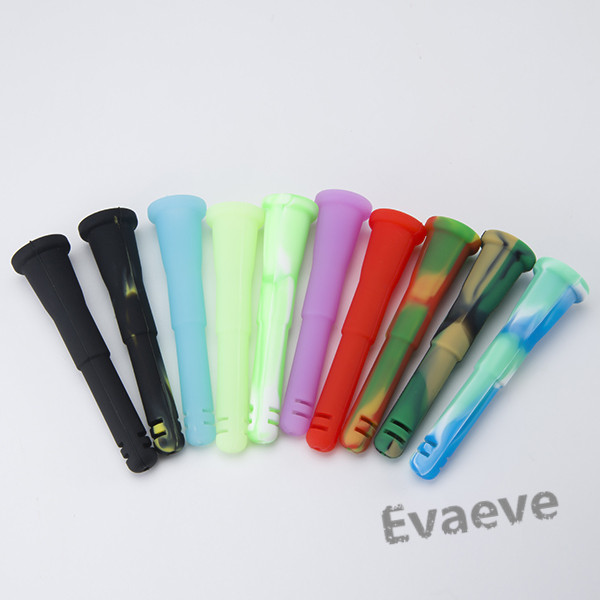 Retail 101mm High Quality Silicone Downstem 14mm Female 18mm Male Air Cut Smoking Dropdown Glass Bongs Glass Water
Retail 101mm High Quality Silicone Downstem 14mm Female 18mm Male Air Cut Smoking Dropdown Glass Bongs Glass Water