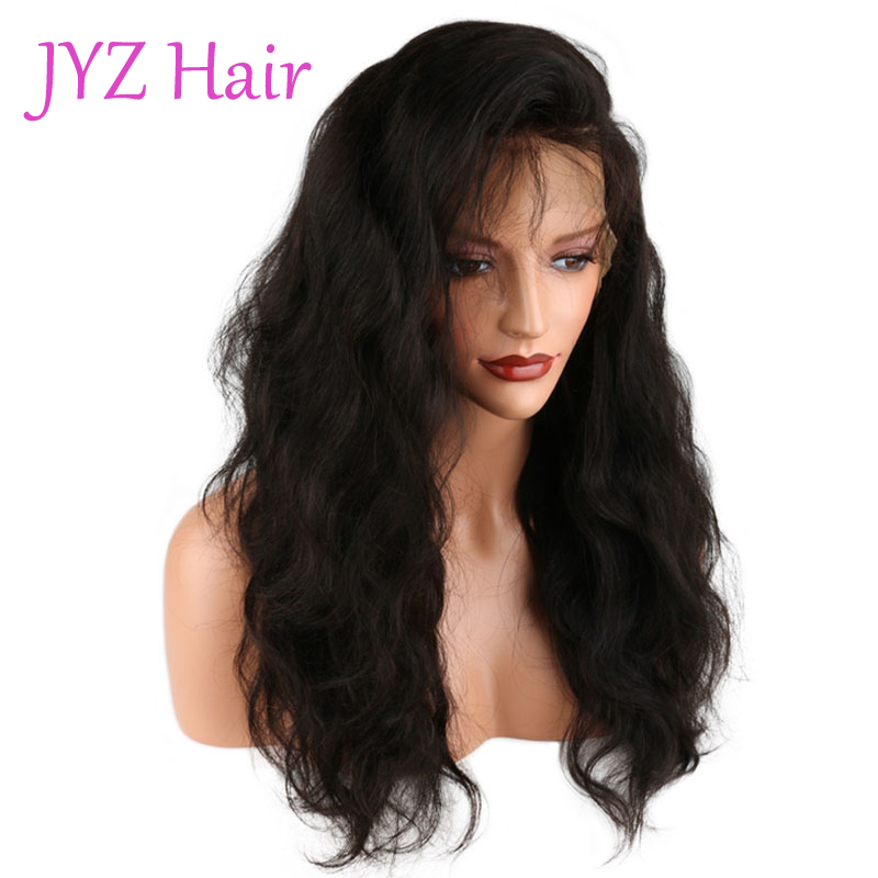 Glueless Full Lace wig Brazilian Malaysian High Quality Lace Front Wig Body Wave Virgin Human Hair Lace Wigs With Fast Shipping