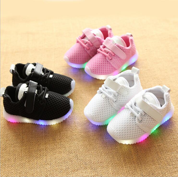high quality Mesh kids sneakers LED lighting fashion girls boys shoes 5 stars hot sales sports children shoes cute infant tennis, Black;red
high quality Mesh kids sneakers LED lighting fashion girls boys shoes 5 stars hot sales sports children shoes cute infant tennis, Black;red