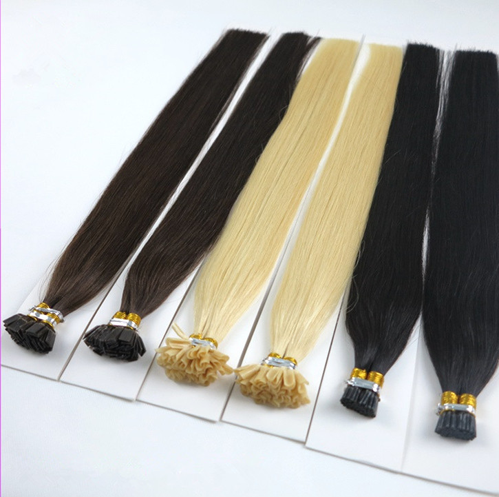 European Remy Hair Extension Straight Nail/U Tip Human Fusion Hair, 0.5g/strand, 300strands/lot Italy glue European U tip hair, #1
European Remy Hair Extension Straight Nail/U Tip Human Fusion Hair, 0.5g/strand, 300strands/lot Italy glue European U tip hair, #1