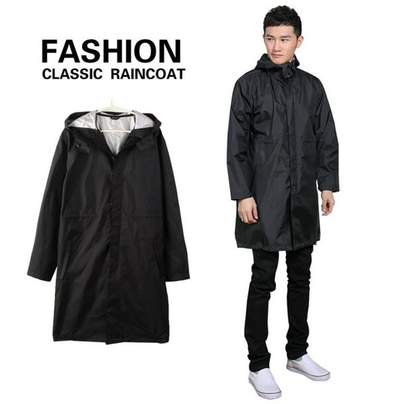 WPC Black/Blue cloak Raincoat Men fishing Rain Coat Ponchos Jackets Chubasqueros Impermeables capa de chuva