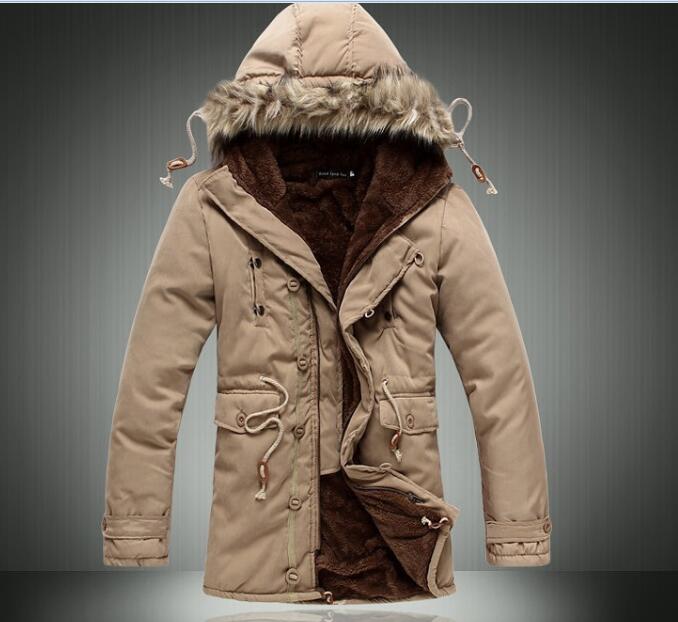 Fall-Winter Jacket Men Parkas A Black Army Green Winter Coat Feather Down Jacket Abrigos Hombres Invierno Chaqueta Plumas