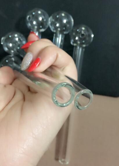 6.5" Glass Oil Burner Pipe Clear 16.5cm Glass Oil Burner 2mm Thick Glass Tube Oil Nail Burner Pipes
6.5" Glass Oil Burner Pipe Clear 16.5cm Glass Oil Burner 2mm Thick Glass Tube Oil Nail Burner Pipes