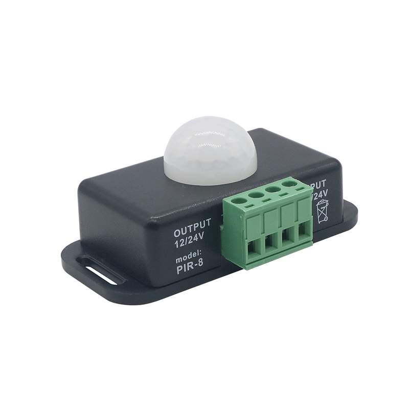 DC 12V 24V 6A Automatic Adjust PIR Motion Sensor Switch IR Infrared Detector Light Switch Module for LED Strip Light Lamp