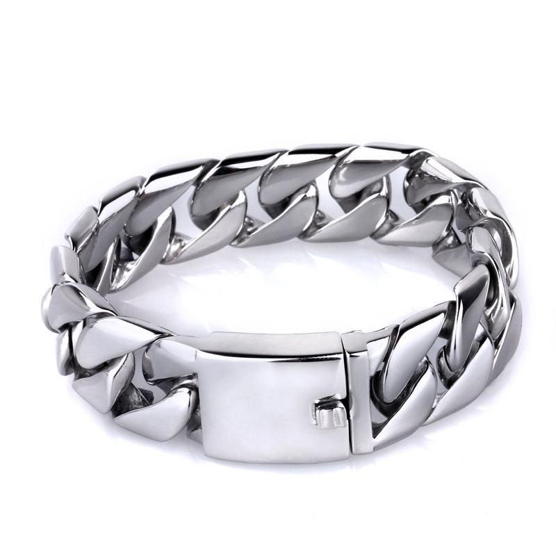 Pure Titanium Jewelry Men Fashion Curb Link Chain Bracelets High Polished Super-wide Cuff Wristbands Bangle Pulseras Brace lace 22cm*2.0cm, Golden;silver
Pure Titanium Jewelry Men Fashion Curb Link Chain Bracelets High Polished Super-wide Cuff Wristbands Bangle Pulseras Brace lace 22cm*2.0cm, Golden;silver