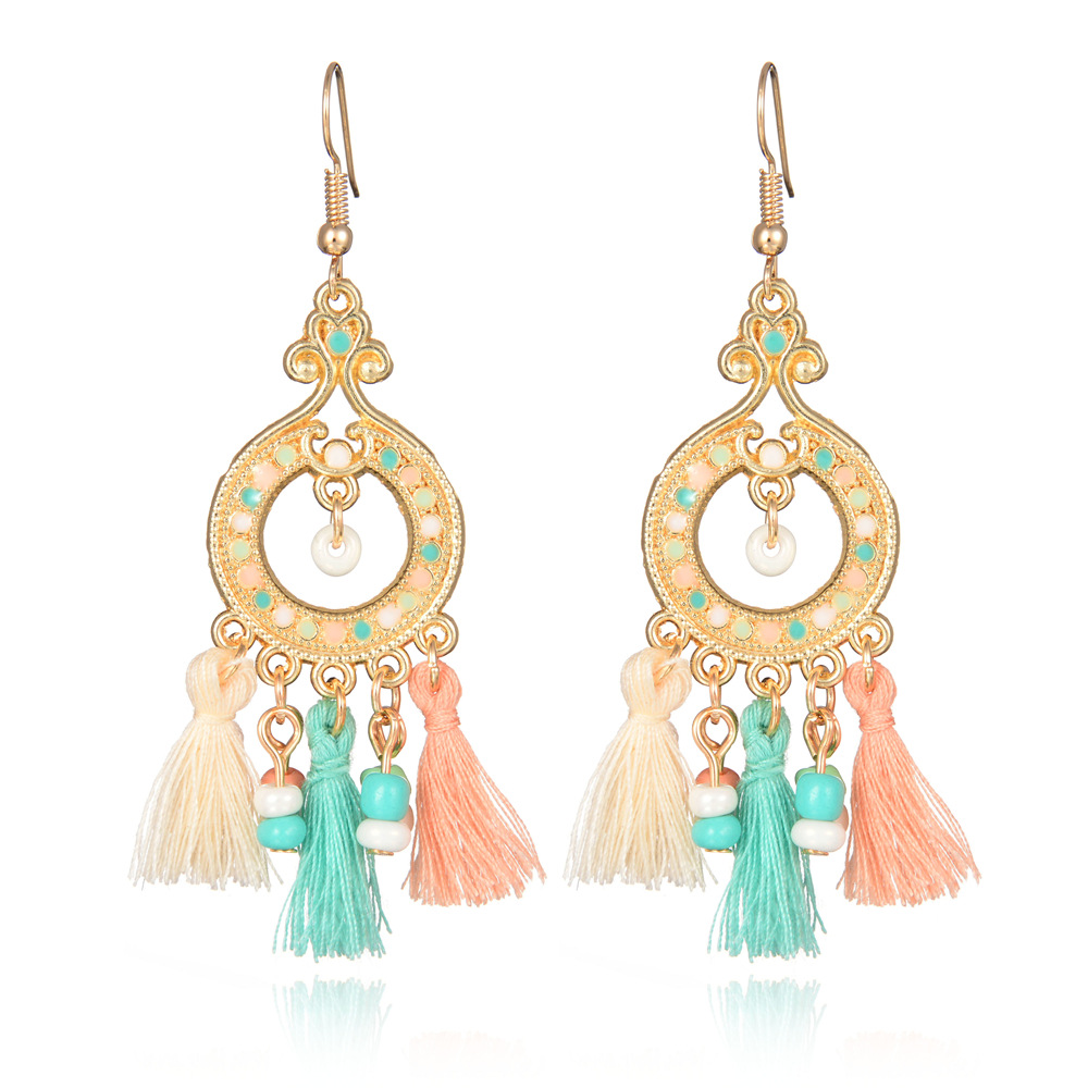 5 Colors Bohemia Ethnic Long Tassels Earrings Fashion Statement Dangle Earrings For Women Jewelry Handmade Fringe Drop Earring
5 Colors Bohemia Ethnic Long Tassels Earrings Fashion Statement Dangle Earrings For Women Jewelry Handmade Fringe Drop Earring
