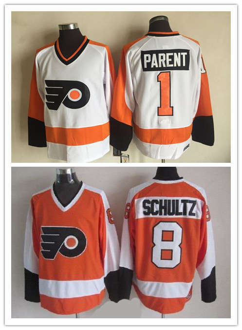 Cheap Vintage 1 Bernie Parent Philadelphia Flyers Hockey Jerseys White Orange Alternate 8 Dave Schultz Jersey Uniforms Retro Stitched
Cheap Vintage 1 Bernie Parent Philadelphia Flyers Hockey Jerseys White Orange Alternate 8 Dave Schultz Jersey Uniforms Retro Stitched