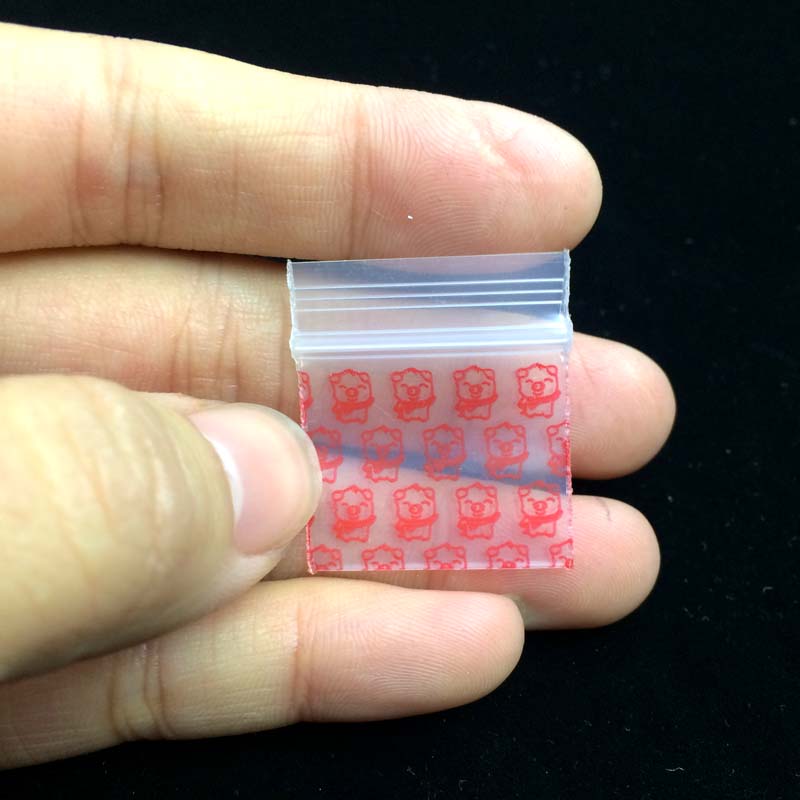 ziplock bags for dry herb 100 Pcs/Lot 2.5 x3 CM Patterned Plastic Packaging Bags Small Bag PE Poly Bag