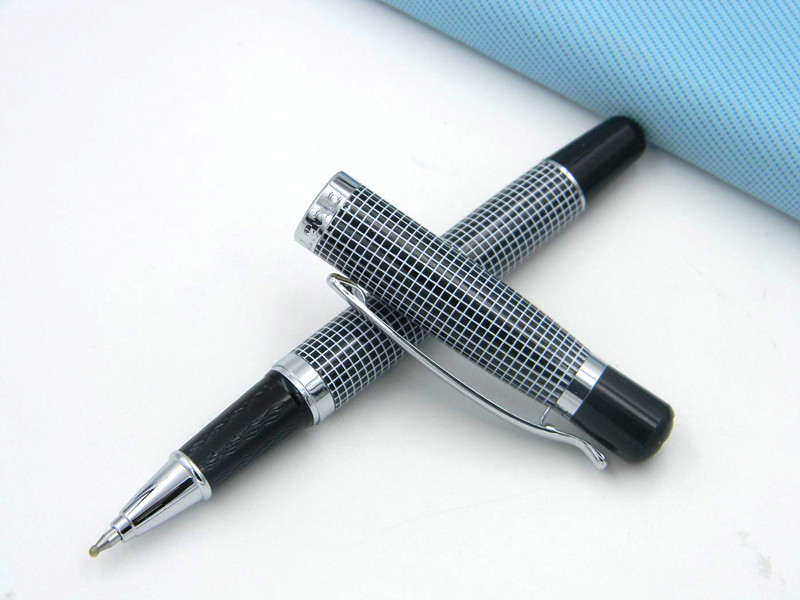 Classic M230 Chessboars Silver Clip Roller ball Pen от DHgate WW