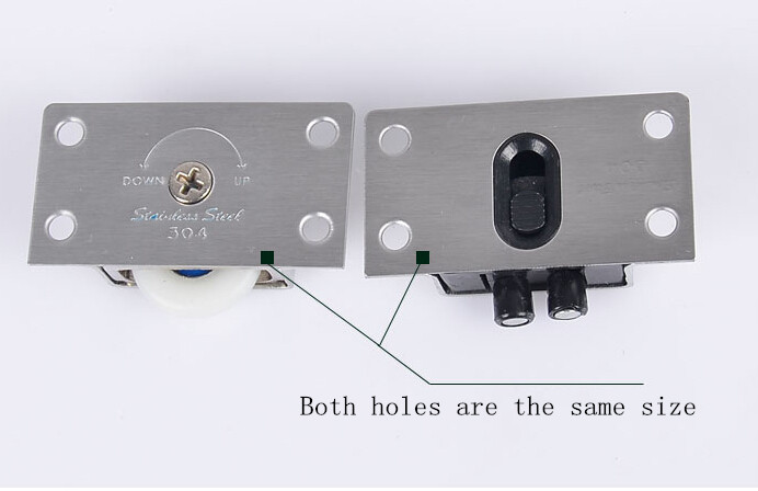 338 stainless steel copper core wardrobe door pulley wheel sliding door