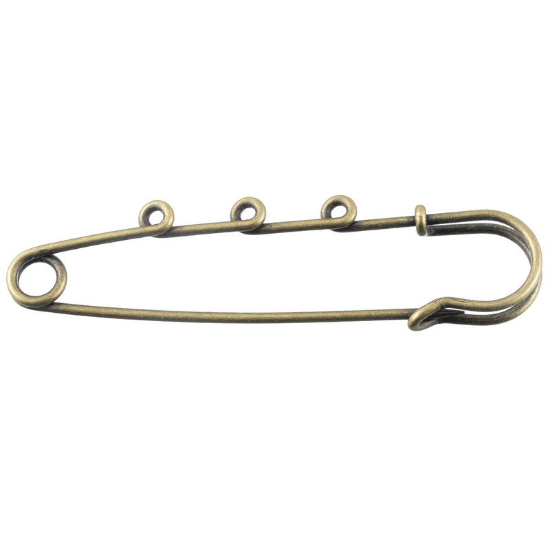 Wholesale- MJARTORIA 10PCs Multicolor Simple Style Brooch For Jewelry Making DIY Accessories Handmade Pins & Brooches For Women 6.9*1.9cm