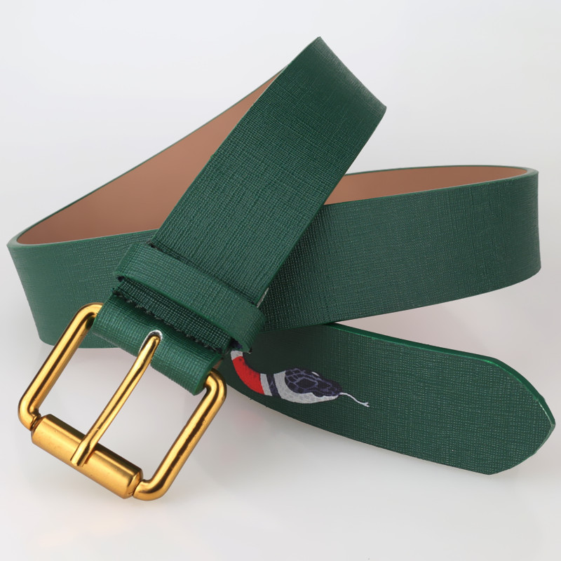 2017 fashion design pin buckle Snake animal pattern Belts High Quality Designer Luxury Belt For Men And Women Genuine Leather Belt for gift от DHgate WW