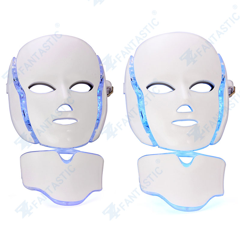 2017 Popular 7 Colors Led Light PDT Photon Therapy Skin Whiten Skin Rejuvenation Skin Care Face Neck Mask Beauty Device