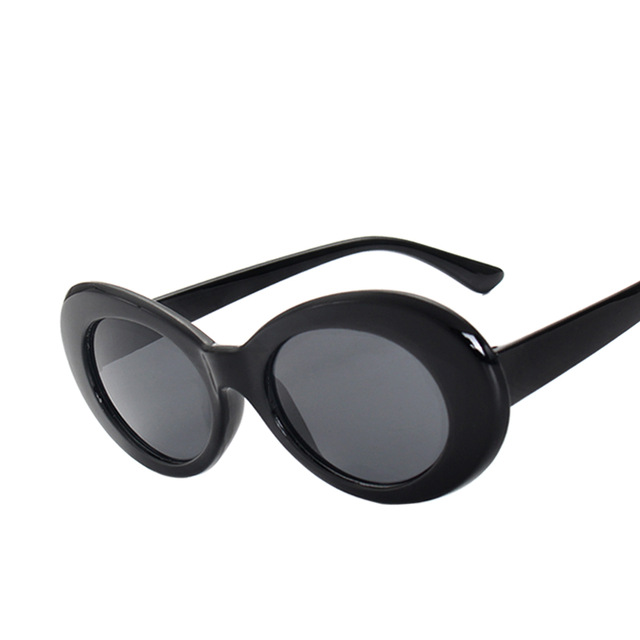 Vintage Oval Round Sunglasses Women Brand Designer Eyewear Female Male Black White Mirror Kurt Cobain Glasses, White;black
Vintage Oval Round Sunglasses Women Brand Designer Eyewear Female Male Black White Mirror Kurt Cobain Glasses, White;black