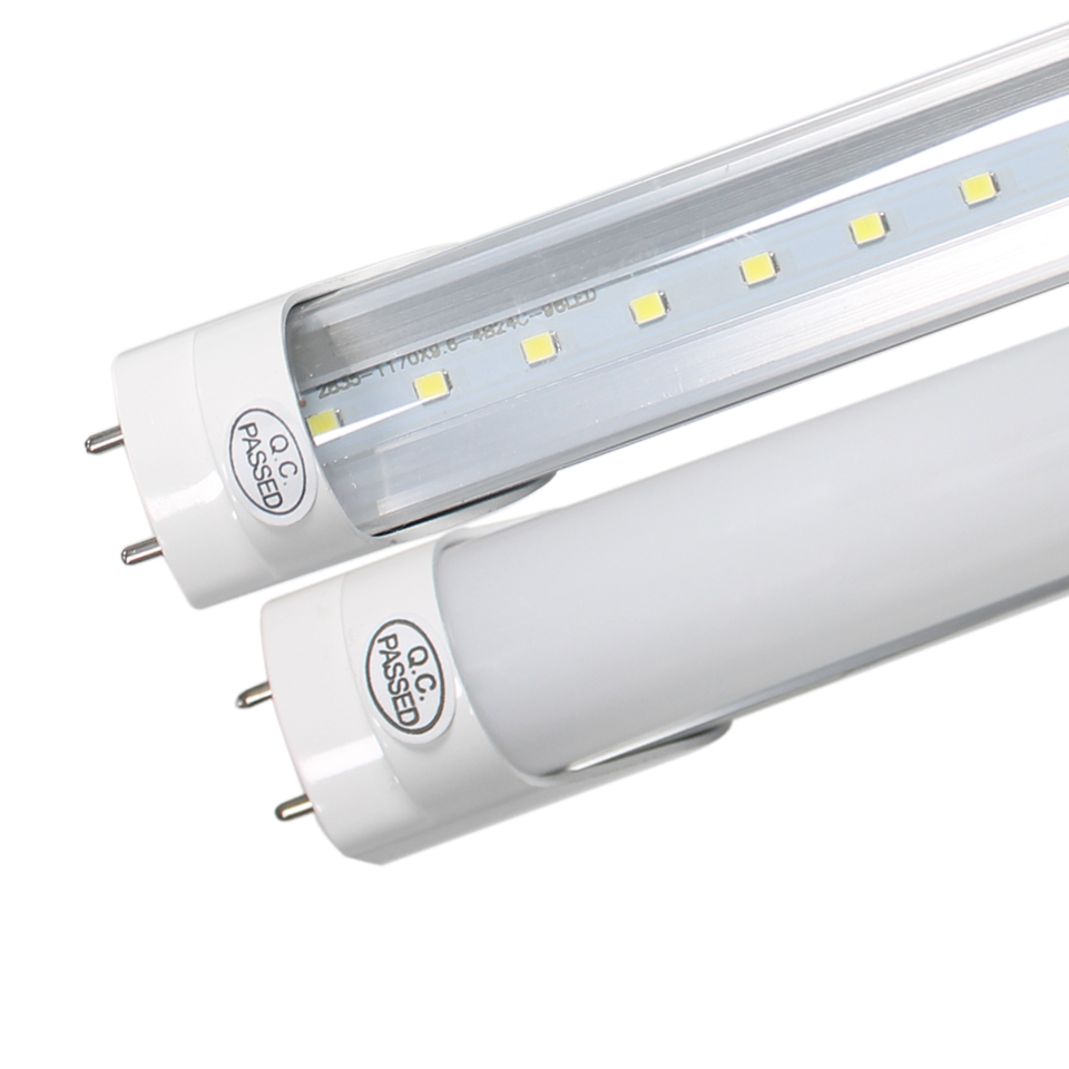 Stock in US 4ft led tube 28W Dural Row Warm Cool White 1200mm 1.2M SMD2835 192pcs Super Bright Led Fluorescent Bulbs AC85-265V UL