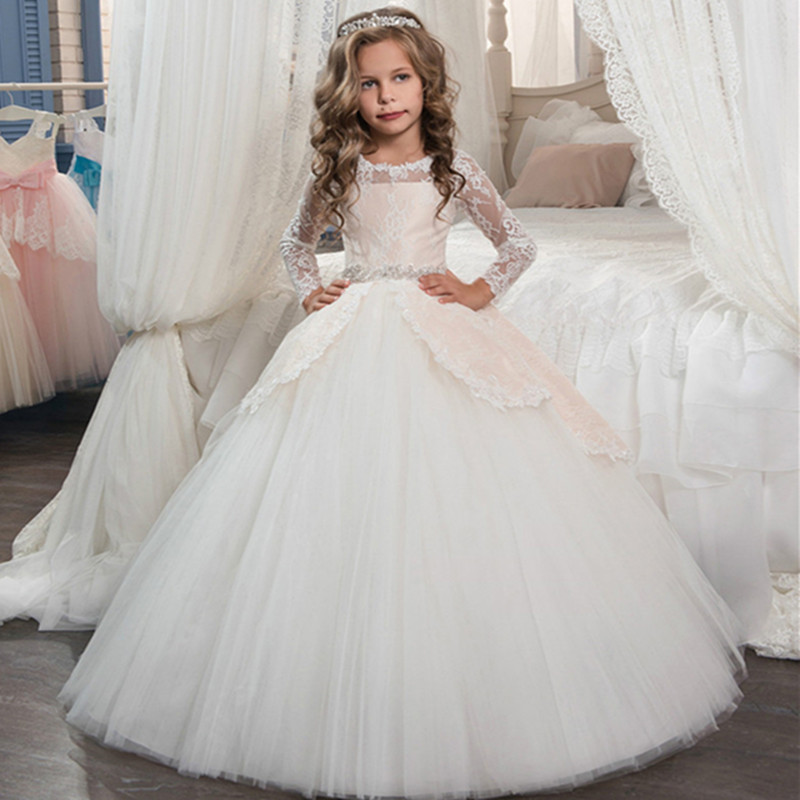Wedding Flower Girls Dresses Ball Gown Girls Frock Soft Tulle Ruffles Dress Feathers and Handmade Flower Girl Special Occasion Dresses 2017, Champagne
Wedding Flower Girls Dresses Ball Gown Girls Frock Soft Tulle Ruffles Dress Feathers and Handmade Flower Girl Special Occasion Dresses 2017, Champagne